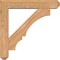 Ekena Millwork Balboa Craftsman Smooth Bracket w/ Offset Brace, Western Red Cedar, 7 1/2"W x 40"D x 40"H BKT0806X40X40BOA04SWR - alternate 3